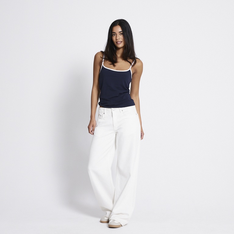 Contrast singlet "Olena" Dark Blue